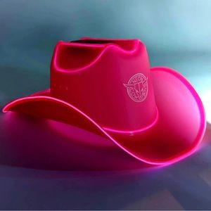 Neon Cowboys pink cowboy hat